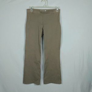 Betabrand Knit Yoga Dress Pant Khaki Tan Sz Medium
